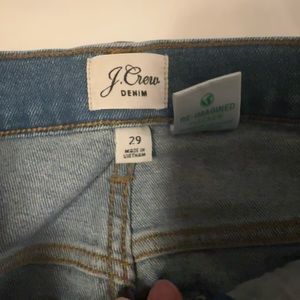 JCrew Billie Boot crop jeans